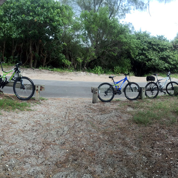 Bikes at the beach